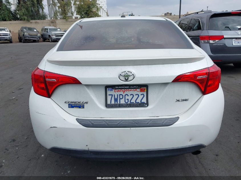 2017 Toyota Corolla Xse VIN: 5YFBURHE6HP610763 Lot: 43331675
