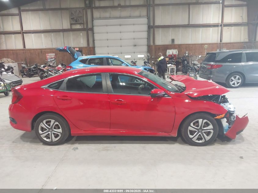 2018 Honda Civic Lx VIN: 2HGFC2F52JH527598 Lot: 43331699