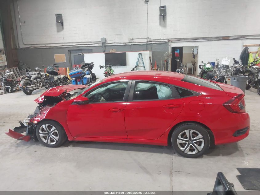 2018 Honda Civic Lx VIN: 2HGFC2F52JH527598 Lot: 43331699