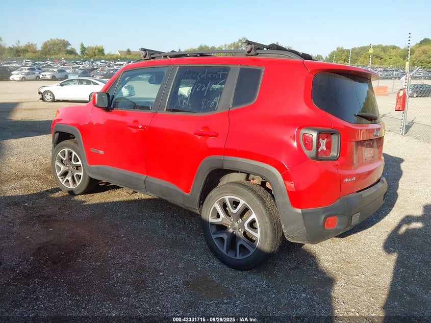 2016 JEEP RENEGADE LATITUDE - ZACCJBBT6GPD00319