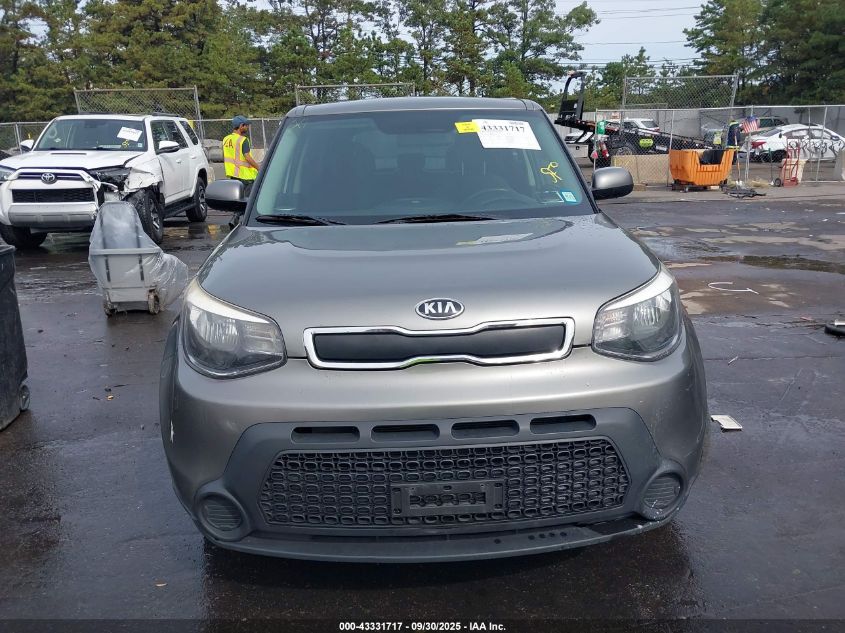 2015 Kia Soul VIN: KNDJN2A20F7127462 Lot: 43331717