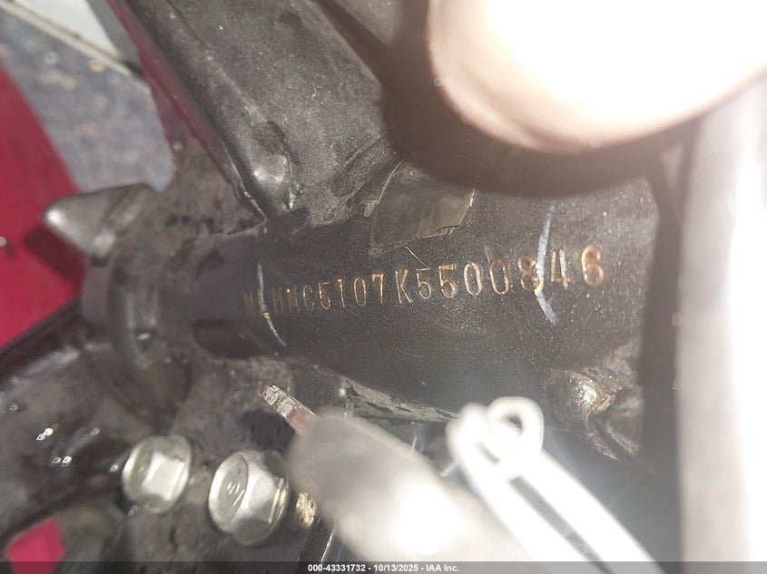 2019 HONDA CBR300 R MLHNC5107K5500846