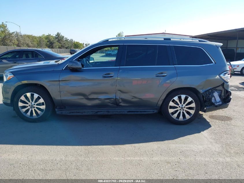 2019 Mercedes-Benz Gls 450 4Matic VIN: 4JGDF6EE9KB230176 Lot: 43331753