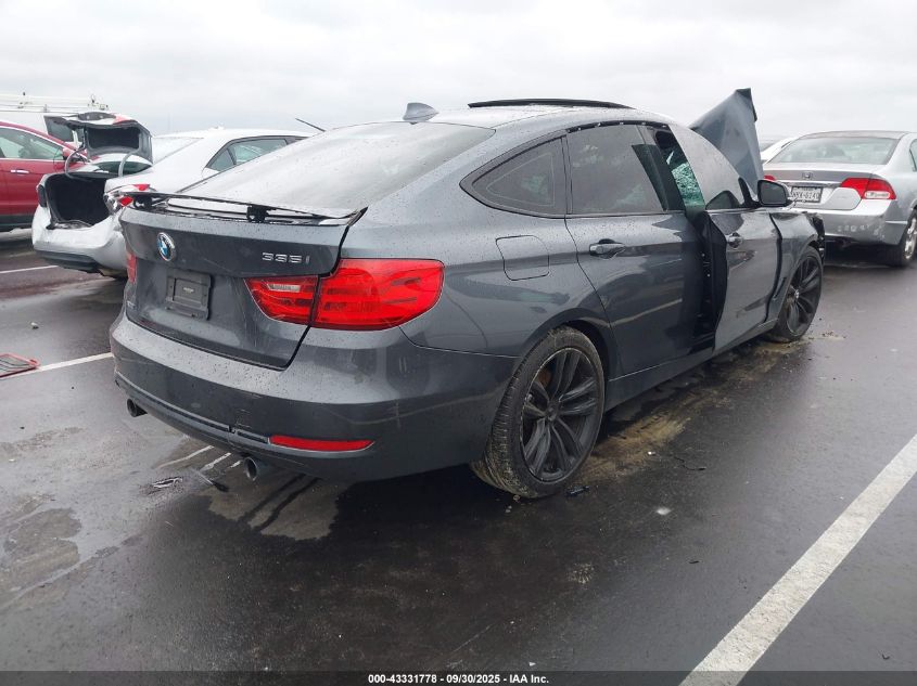 2014 BMW 335I GRAN TURISMO XDRIVE WBA3X9C52ED153660