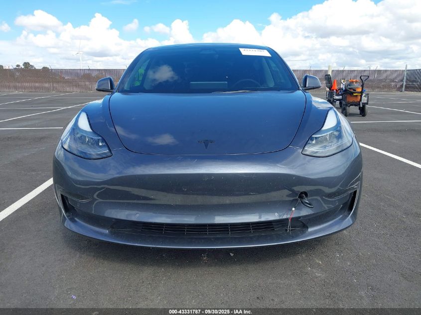 2022 Tesla Model 3 Rear-Wheel Drive VIN: 5YJ3E1EA0NF127314 Lot: 43331787