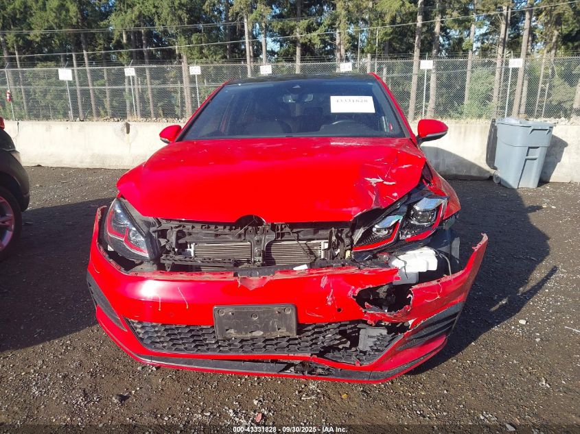 2018 Volkswagen Golf Gti 2.0T Autobahn/2.0T S/2.0T Se VIN: 3VW447AUXJM252169 Lot: 43331828