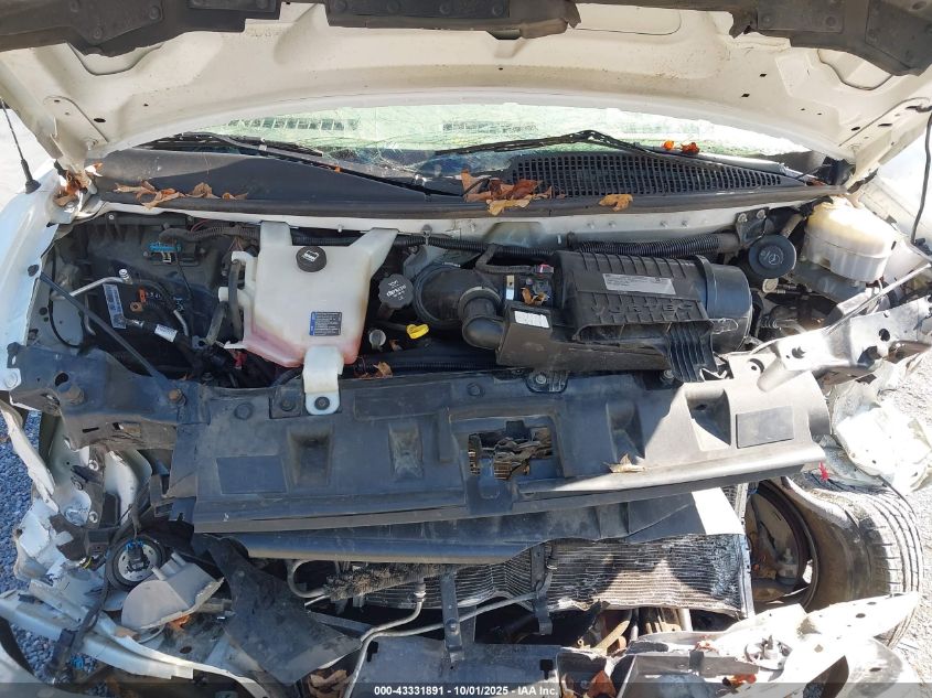 2020 Chevrolet Express Cargo Rwd 2500 Regular Wheelbase Wt VIN: 1GCWGAFGXL1175838 Lot: 43331891