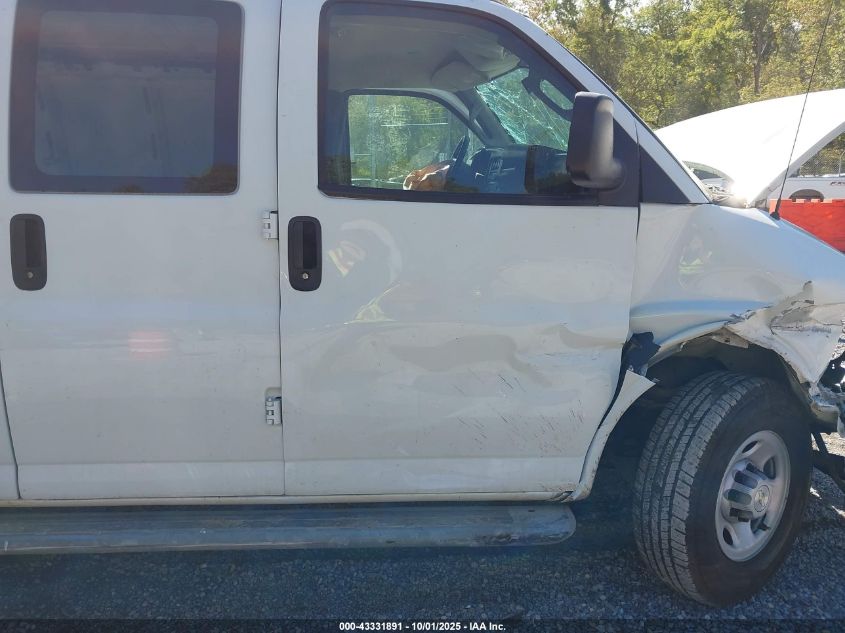 2020 Chevrolet Express Cargo Rwd 2500 Regular Wheelbase Wt VIN: 1GCWGAFGXL1175838 Lot: 43331891