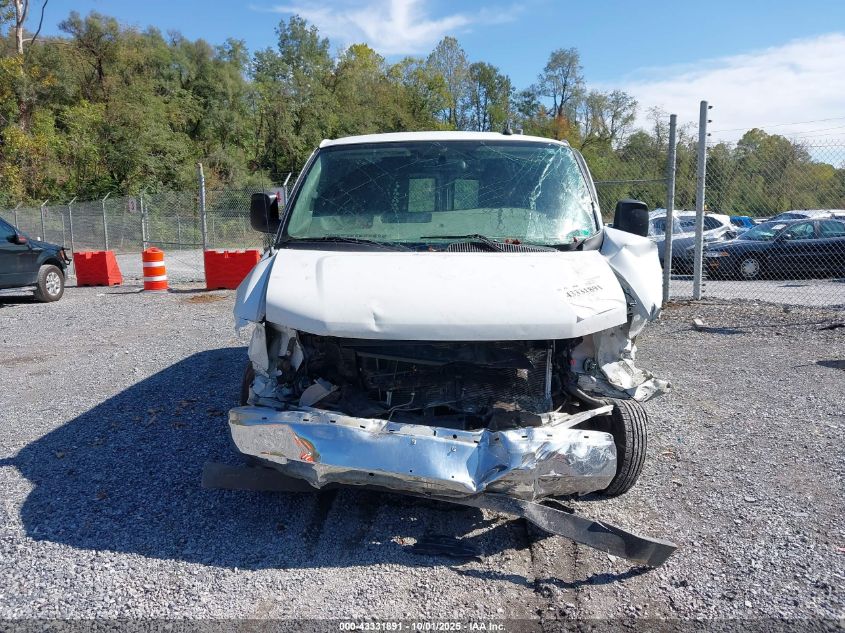 2020 Chevrolet Express Cargo Rwd 2500 Regular Wheelbase Wt VIN: 1GCWGAFGXL1175838 Lot: 43331891