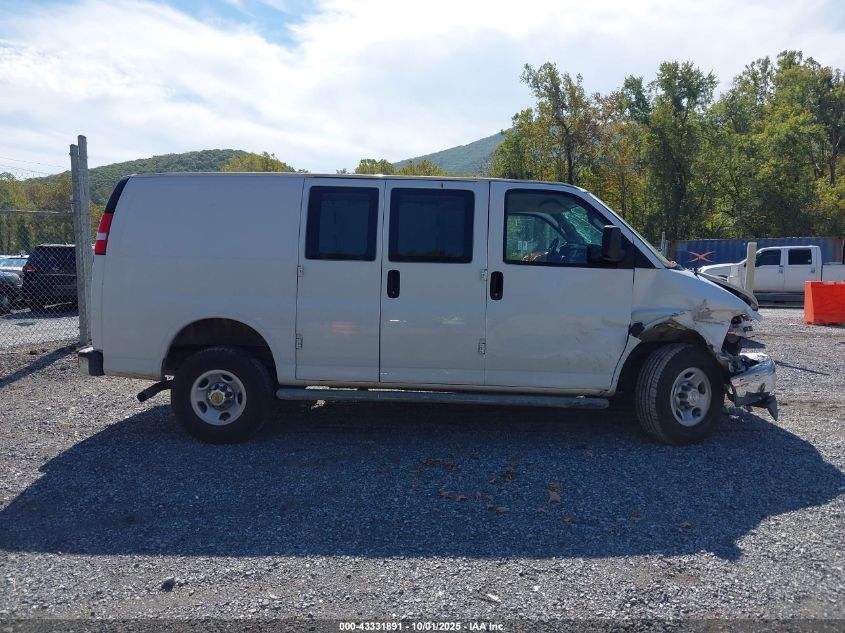 2020 Chevrolet Express Cargo Rwd 2500 Regular Wheelbase Wt VIN: 1GCWGAFGXL1175838 Lot: 43331891
