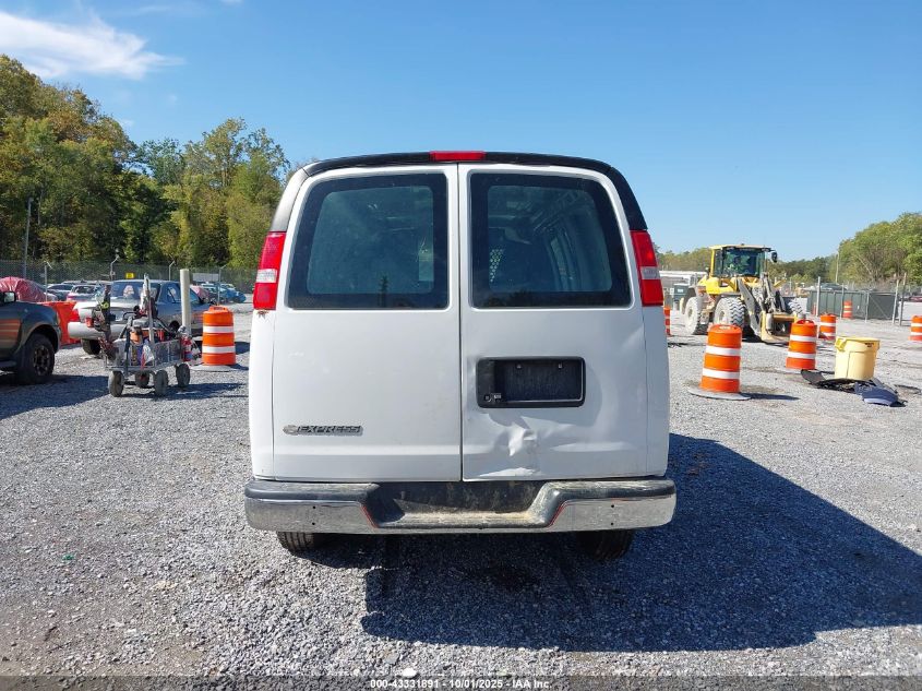 2020 Chevrolet Express Cargo Rwd 2500 Regular Wheelbase Wt VIN: 1GCWGAFGXL1175838 Lot: 43331891