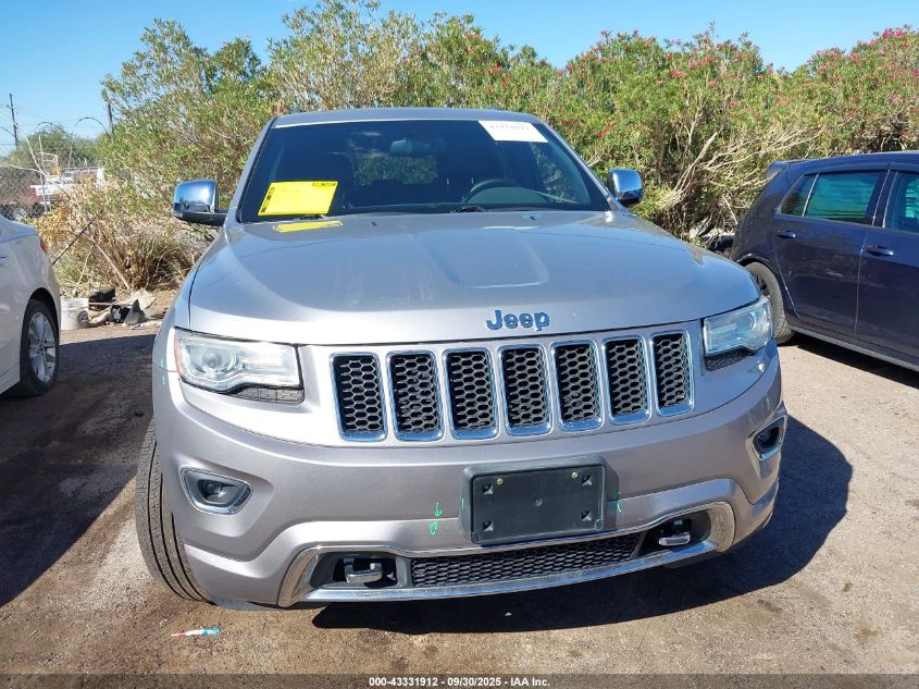2014 Jeep Grand Cherokee Overland VIN: 1C4RJECT7EC388342 Lot: 43331912