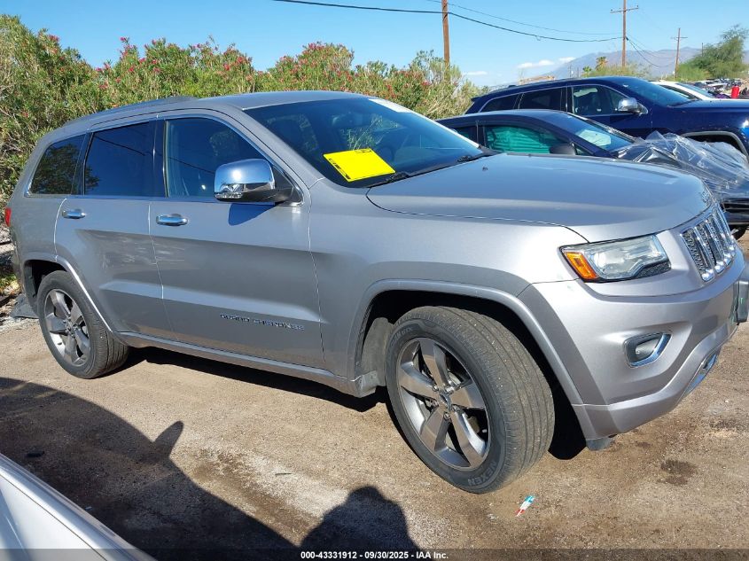 2014 Jeep Grand Cherokee Overland VIN: 1C4RJECT7EC388342 Lot: 43331912
