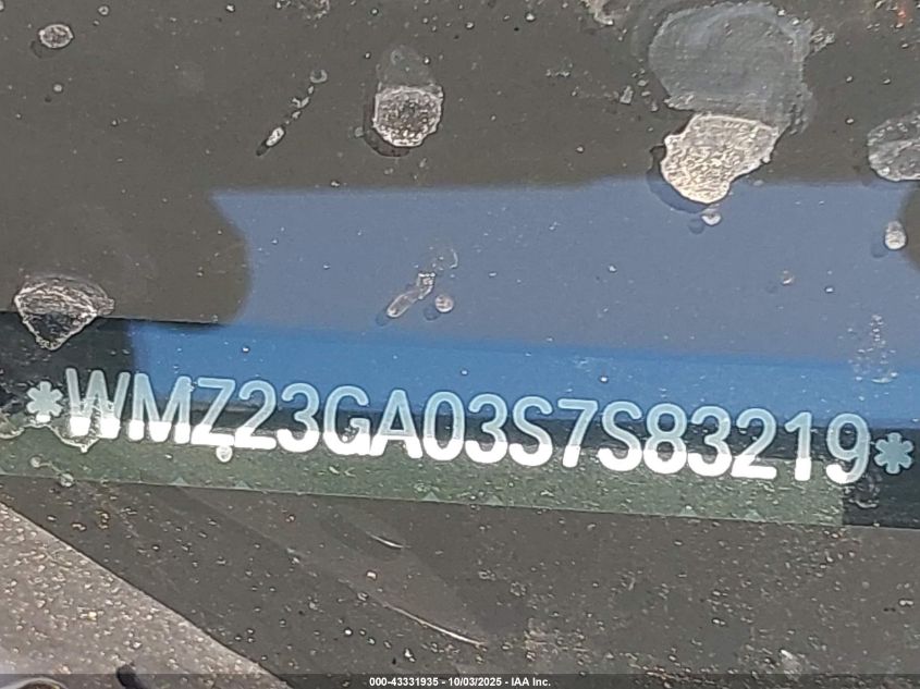 2025 Mini Countryman Cooper S VIN: WMZ23GA03S7S83219 Lot: 43331935