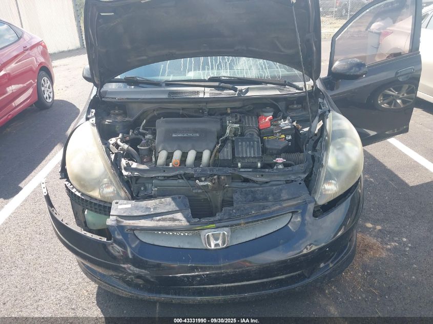 2007 Honda Fit Sport VIN: JHMGD38657S029732 Lot: 43331990