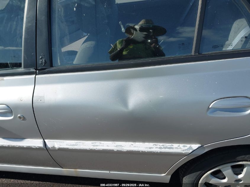 2004 Kia Rio VIN: KNADC125346316595 Lot: 43331997