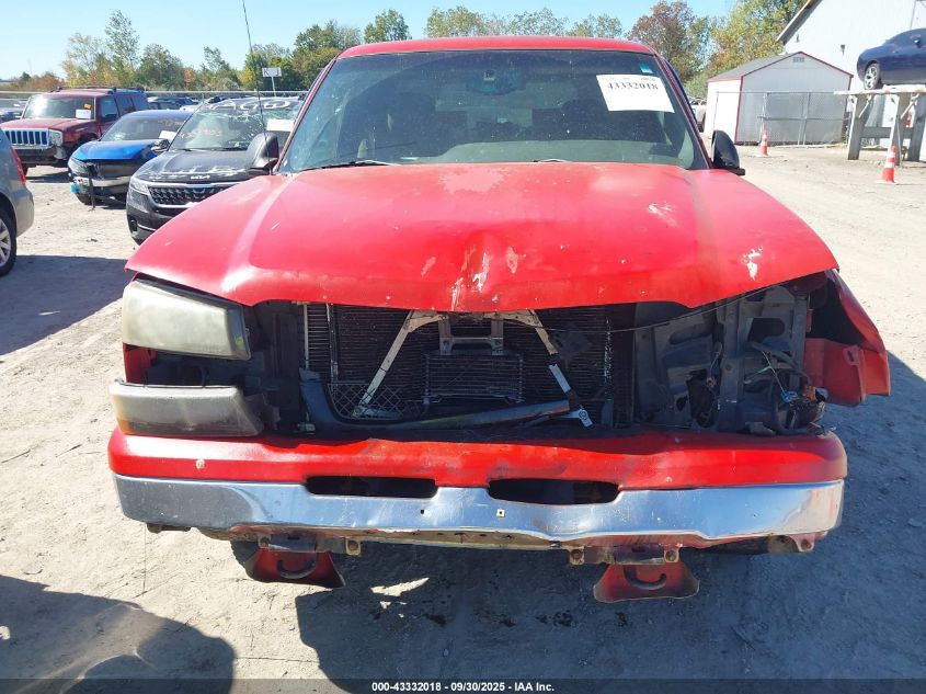 2005 Chevrolet Silverado 1500 Ls VIN: 1GCEC19Z55Z268890 Lot: 43332018