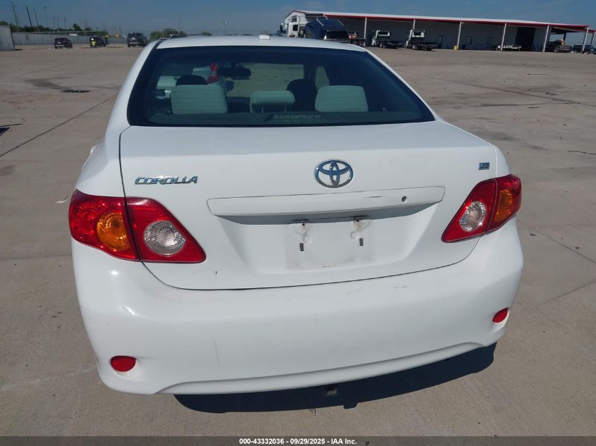 2009 Toyota Corolla Le VIN: JTDBL40E899037115 Lot: 43332036