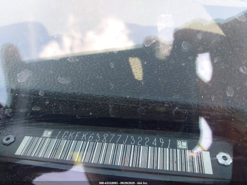 2007 GMC Yukon Denali VIN: 1GKFK63877J322491 Lot: 43332063