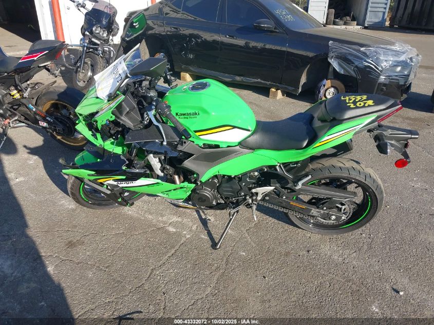 2025 Kawasaki Ex500 H VIN: ML5EXGH11SDA59459 Lot: 43332072