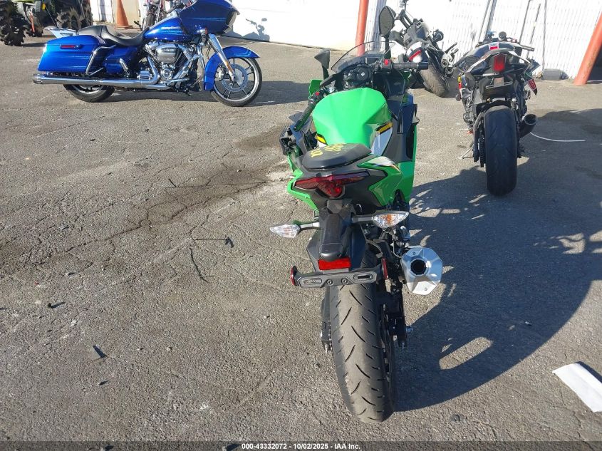 2025 Kawasaki Ex500 H VIN: ML5EXGH11SDA59459 Lot: 43332072