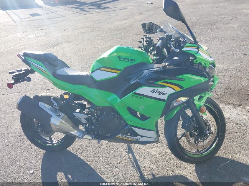 2025 Kawasaki Ex500 H VIN: ML5EXGH11SDA59459 Lot: 43332072