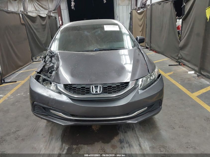 2014 Honda Civic Lx VIN: 19XFB2F54EE040471 Lot: 43332081