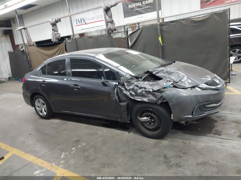 2014 Honda Civic Lx VIN: 19XFB2F54EE040471 Lot: 43332081