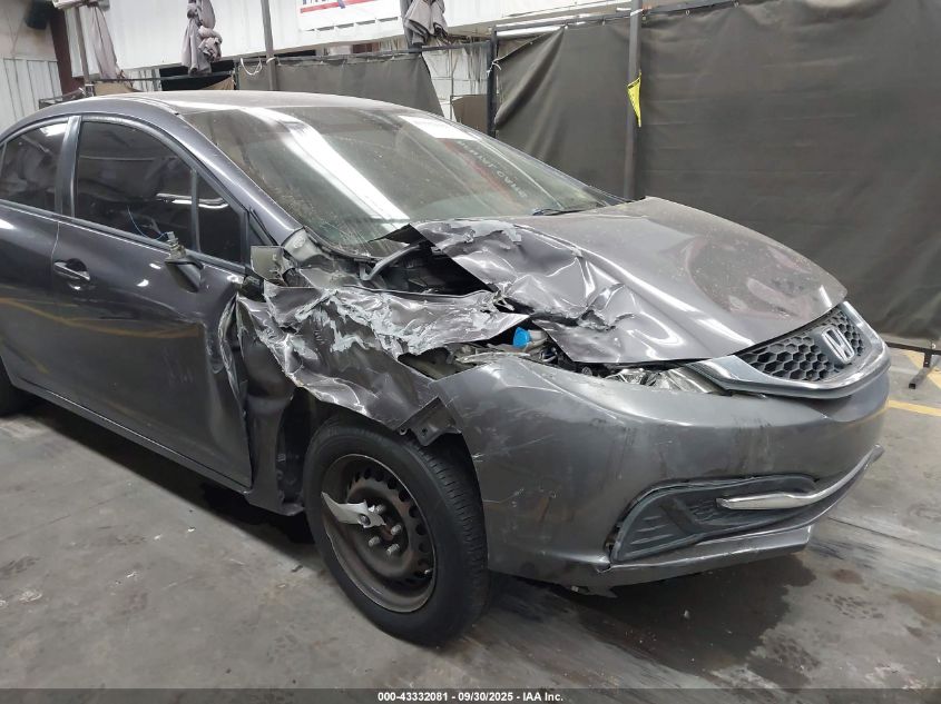 2014 Honda Civic Lx VIN: 19XFB2F54EE040471 Lot: 43332081