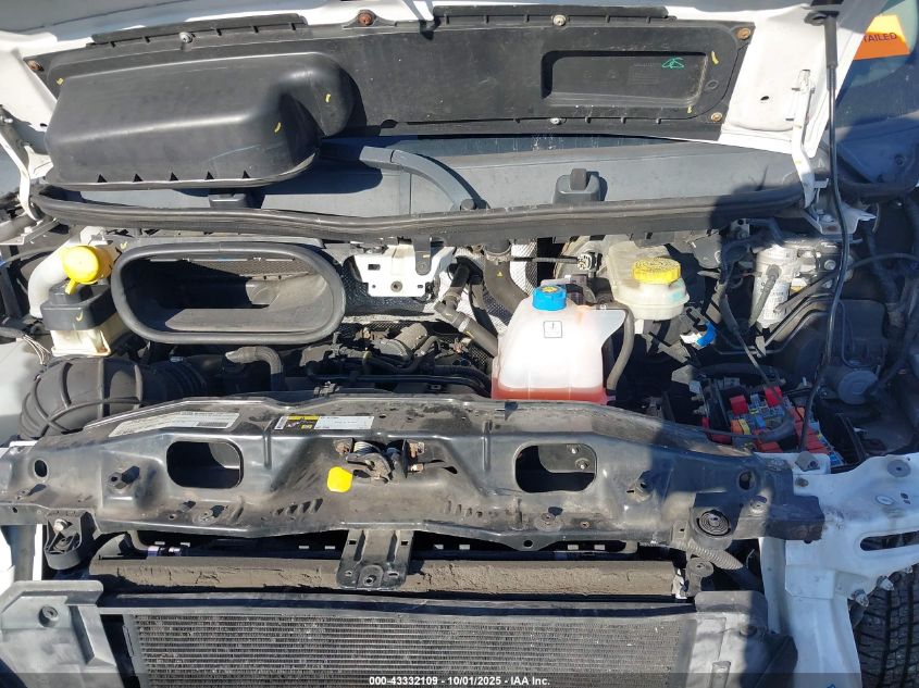 2017 Ram Promaster 1500 Low Roof 136 Wb VIN: 3C6TRVAGXHE500382 Lot: 43332109