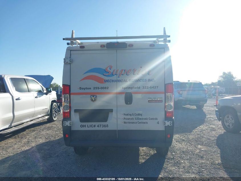 2017 Ram Promaster 1500 Low Roof 136 Wb VIN: 3C6TRVAGXHE500382 Lot: 43332109