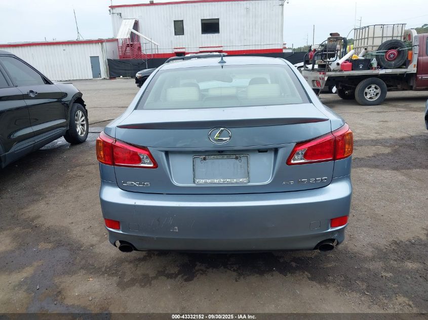 2010 Lexus Is 250 VIN: JTHCF5C2XA5038554 Lot: 43332152