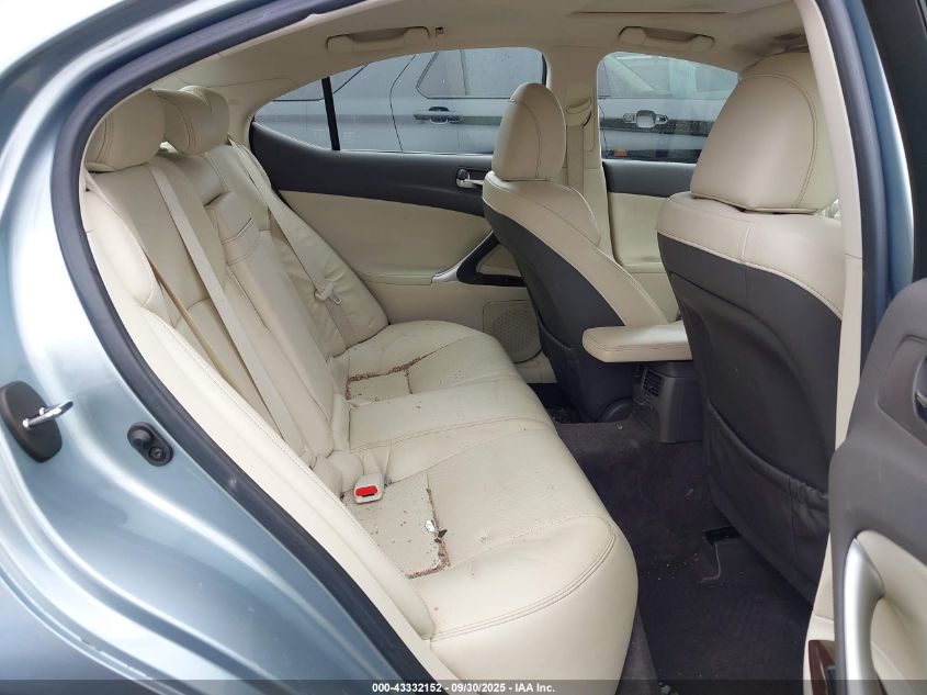 2010 Lexus Is 250 VIN: JTHCF5C2XA5038554 Lot: 43332152