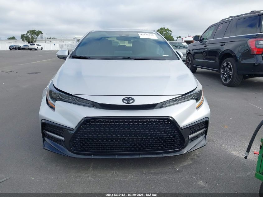2021 Toyota Corolla Se Nightshade Edition VIN: 5YFS4MCE6MP072943 Lot: 43332165