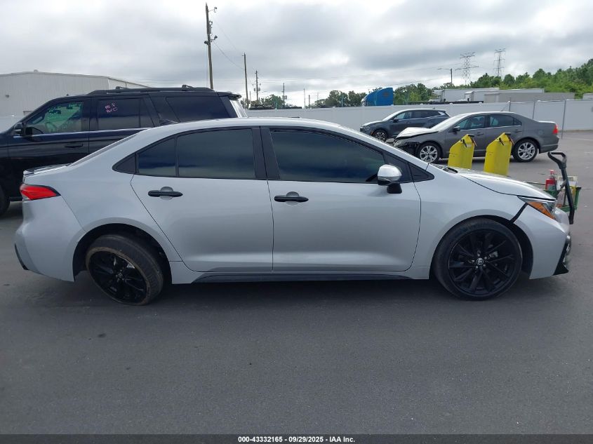 2021 Toyota Corolla Se Nightshade Edition VIN: 5YFS4MCE6MP072943 Lot: 43332165