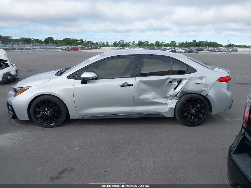 2021 Toyota Corolla Se Nightshade Edition VIN: 5YFS4MCE6MP072943 Lot: 43332165