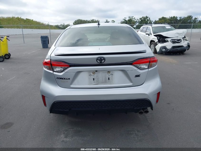 2021 Toyota Corolla Se Nightshade Edition VIN: 5YFS4MCE6MP072943 Lot: 43332165