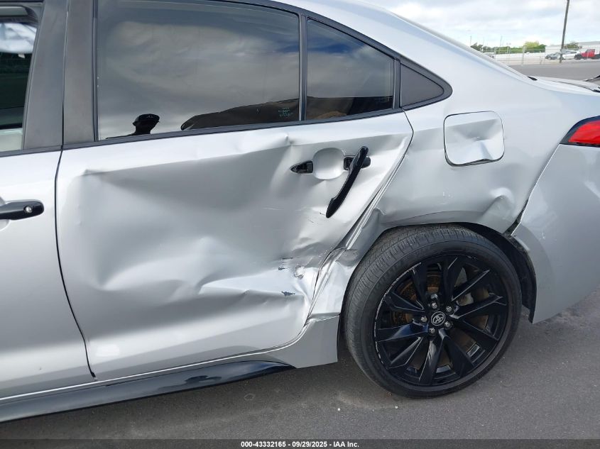 2021 Toyota Corolla Se Nightshade Edition VIN: 5YFS4MCE6MP072943 Lot: 43332165