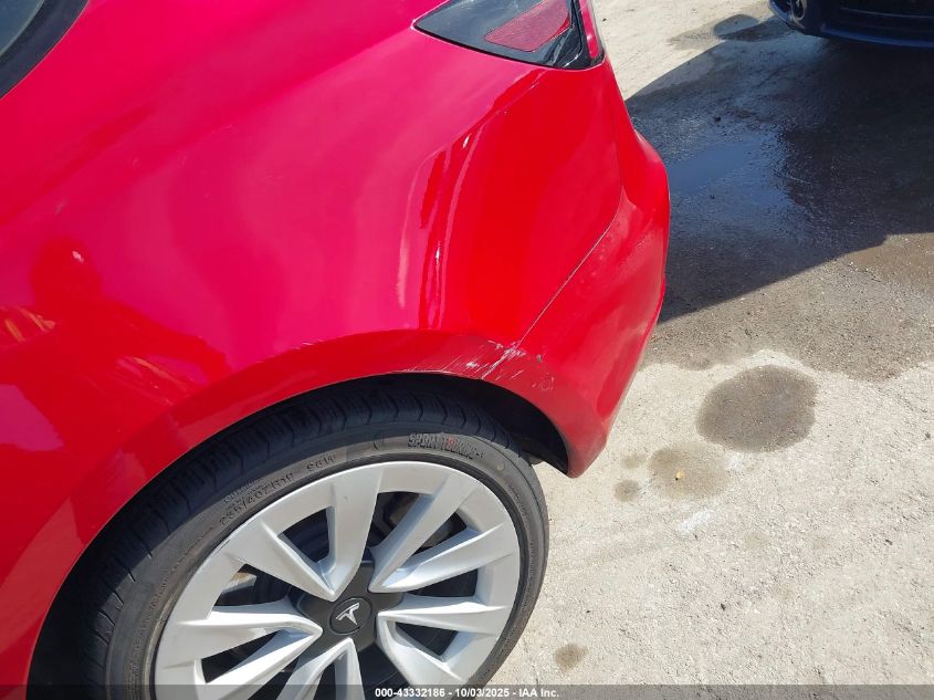 2022 Tesla Model 3 Long Range Dual Motor All-Wheel Drive VIN: 5YJ3E1EB7NF114665 Lot: 43332186