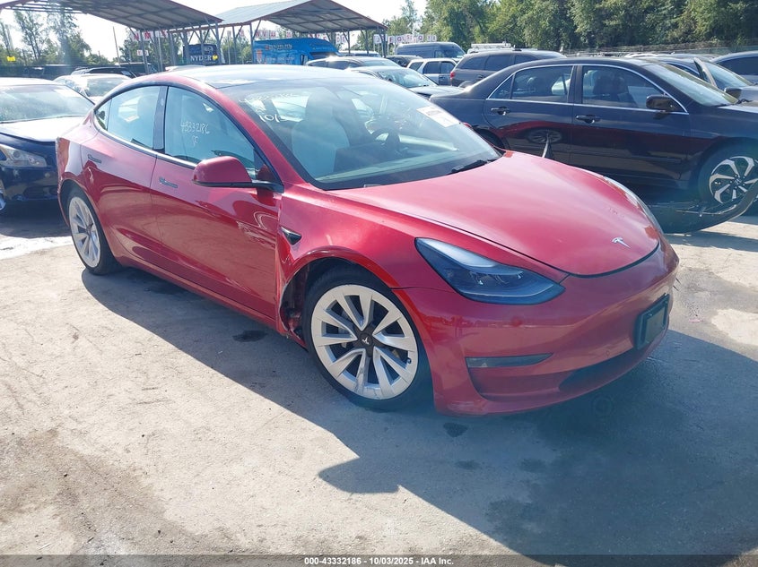 5YJ3E1EB7NF114665 2022 Tesla Model 3 Long Range Dual Motor All-Wheel Drive auction photo 1