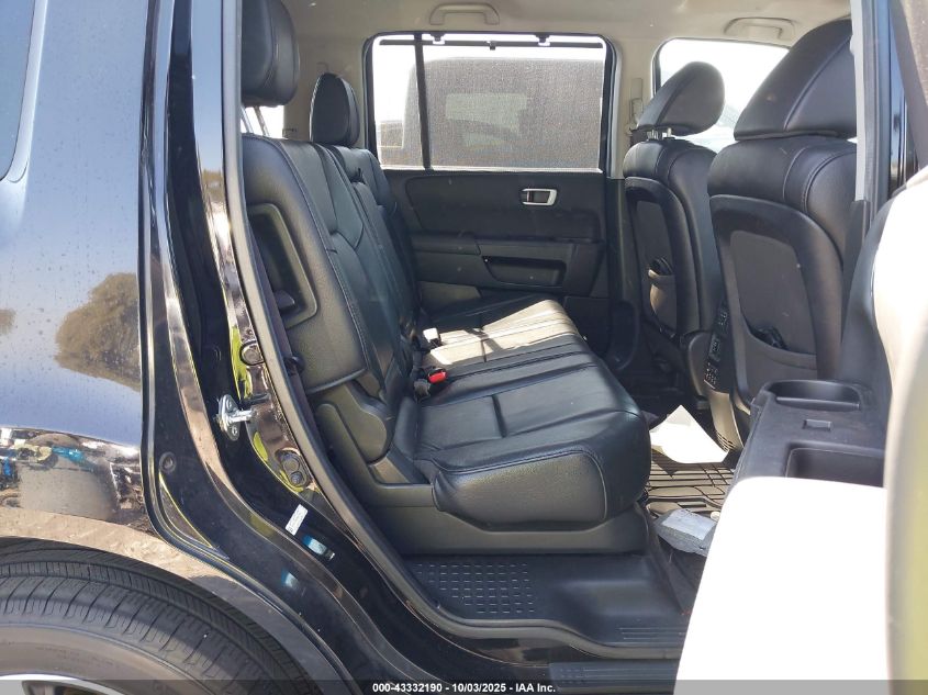 2012 Honda Pilot Touring VIN: 5FNYF3H98CB040614 Lot: 43332190