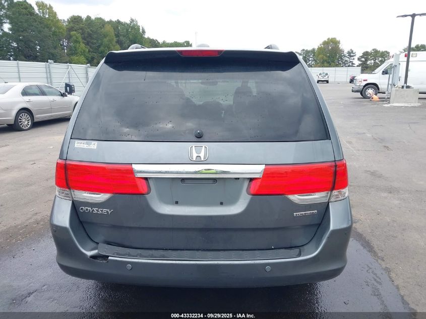 2010 Honda Odyssey Touring VIN: 5FNRL3H91AB096520 Lot: 43332234