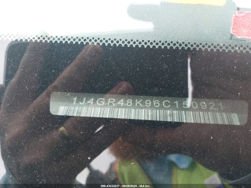 2006 Jeep Grand Cherokee Laredo VIN: 1J4GR48K96C150921 Lot: 43332237