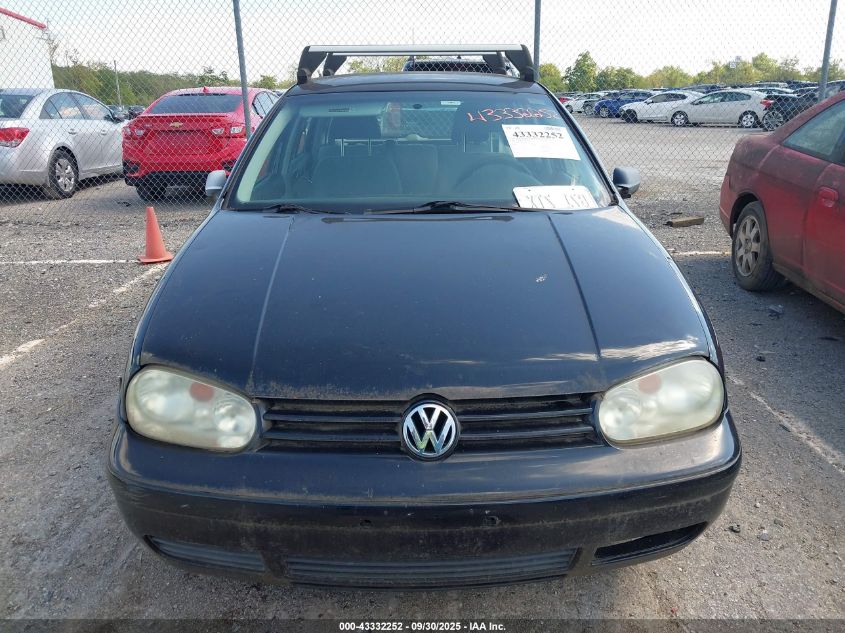 2003 Volkswagen Golf Gl 2.0L VIN: 9BWFK61J134059141 Lot: 43332252