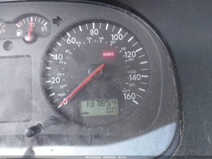 2003 Volkswagen Golf Gl 2.0L VIN: 9BWFK61J134059141 Lot: 43332252