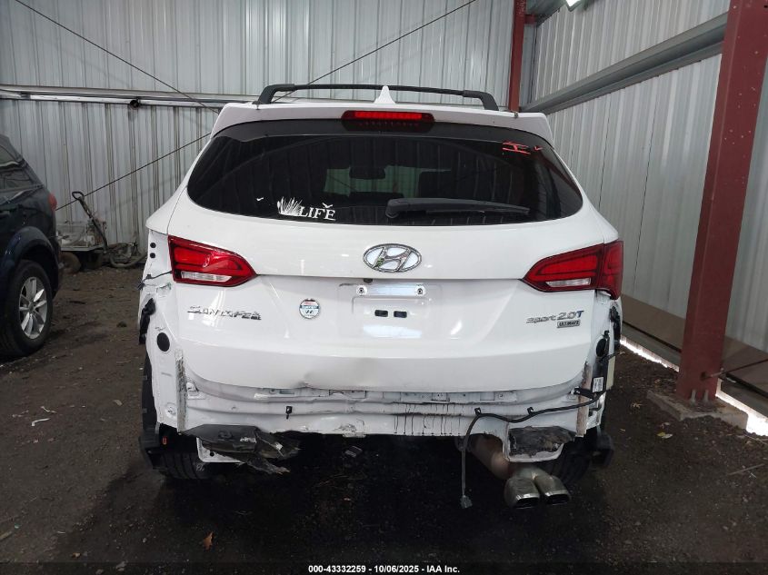 2018 Hyundai Santa Fe Sport 2.0T Ultimate VIN: 5XYZW4LA1JG522519 Lot: 43332259