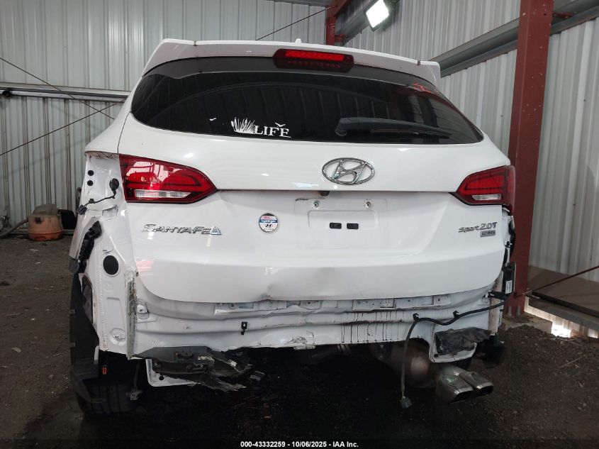 2018 Hyundai Santa Fe Sport 2.0T Ultimate VIN: 5XYZW4LA1JG522519 Lot: 43332259