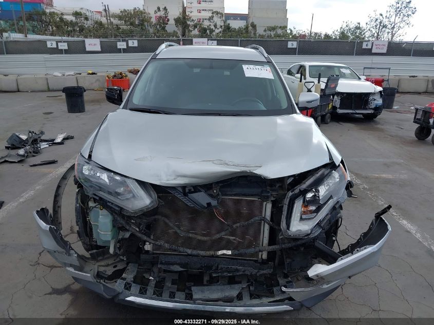 2017 Nissan Rogue Sv VIN: KNMAT2MT5HP515235 Lot: 43332271