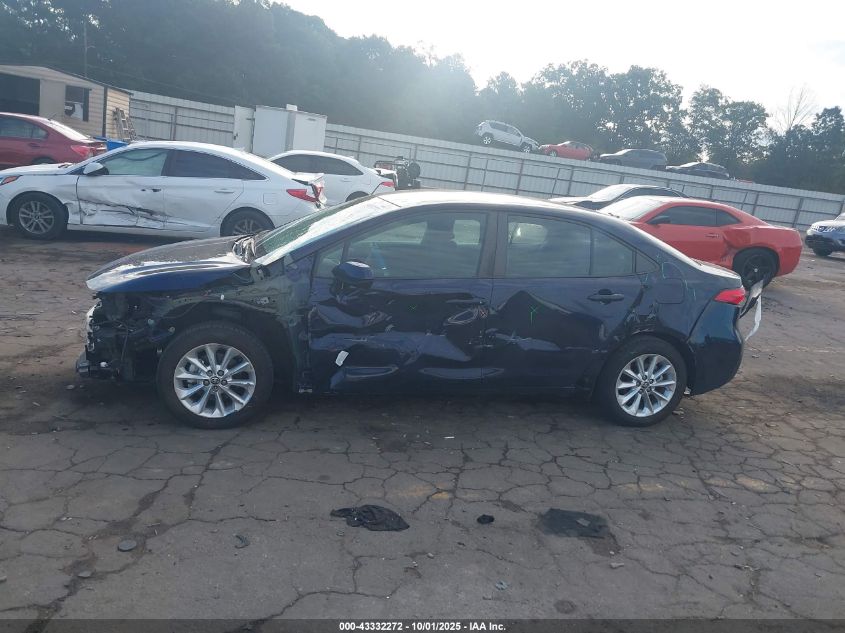 2022 Toyota Corolla Le VIN: 5YFVPMAE3NP307596 Lot: 43332272