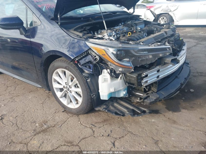 2022 Toyota Corolla Le VIN: 5YFVPMAE3NP307596 Lot: 43332272